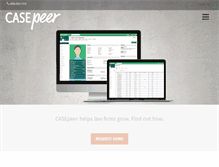 Tablet Screenshot of casepeer.com